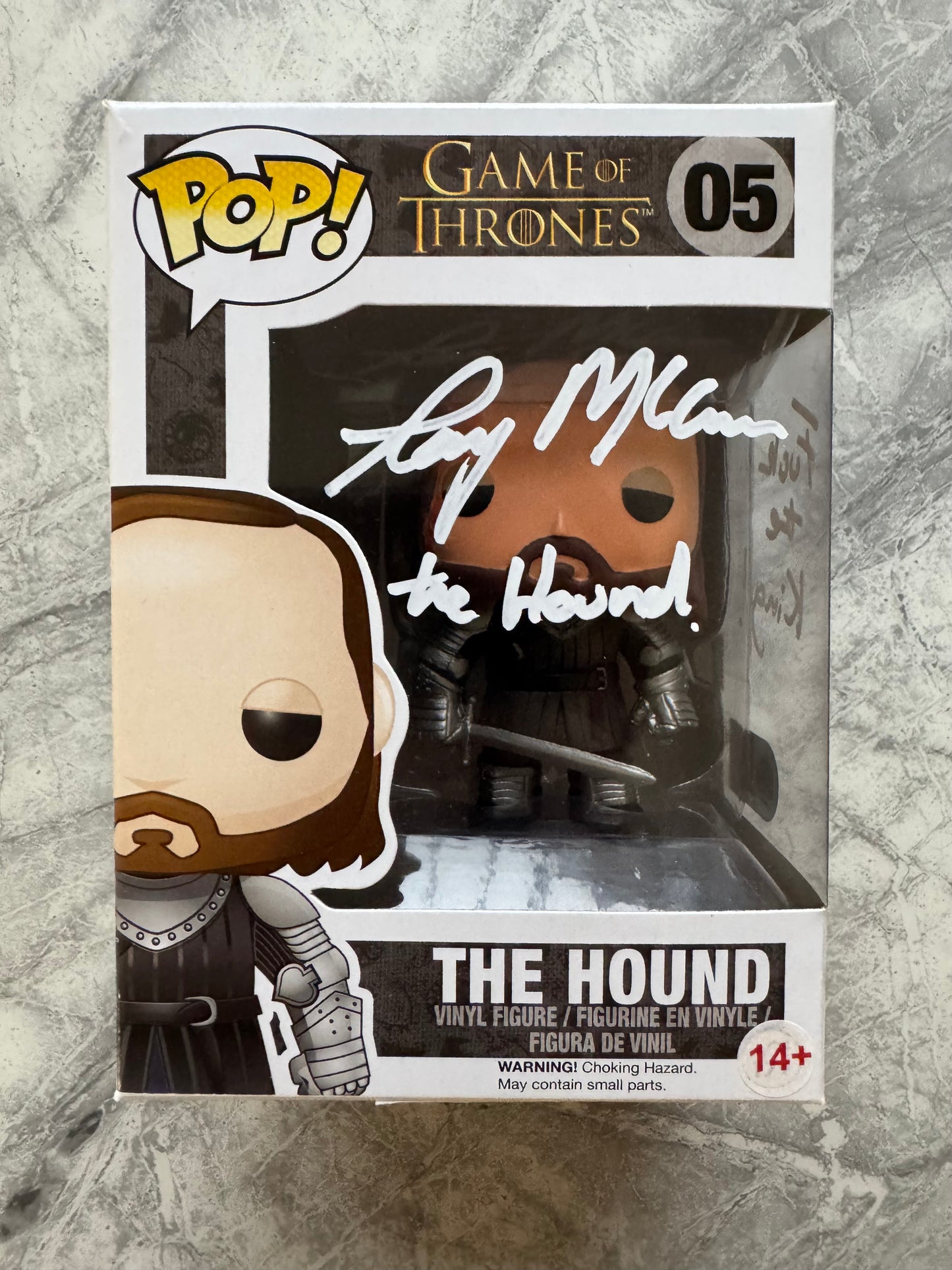 Rory McCann Signed Game Of Thrones #05 Funko Pop - SWAU Authenticated