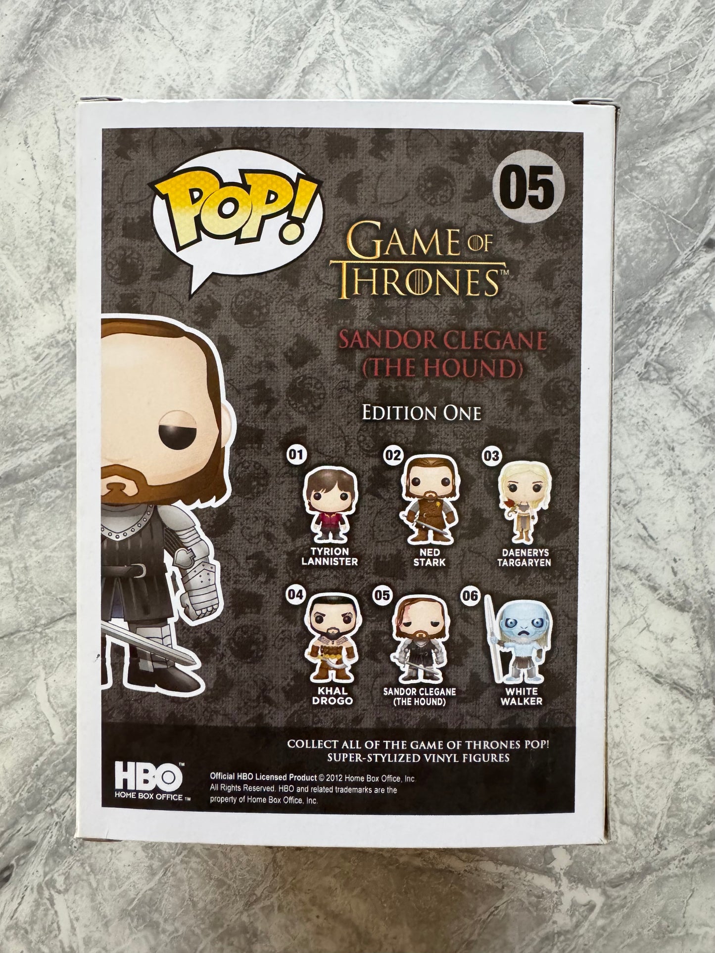 Rory McCann Signed Game Of Thrones #05 Funko Pop - SWAU Authenticated