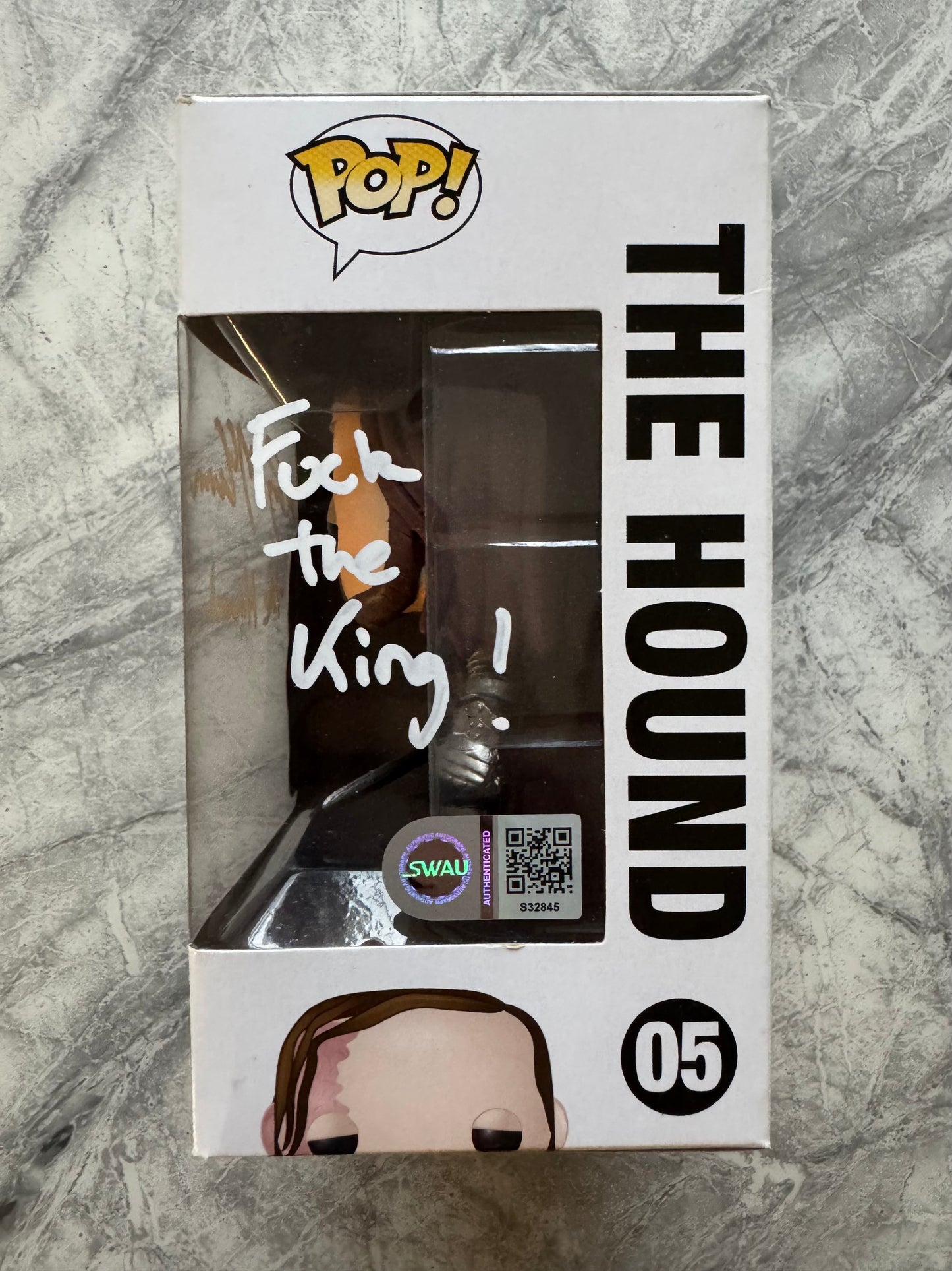 Rory McCann Signed Game Of Thrones #05 Funko Pop - SWAU Authenticated