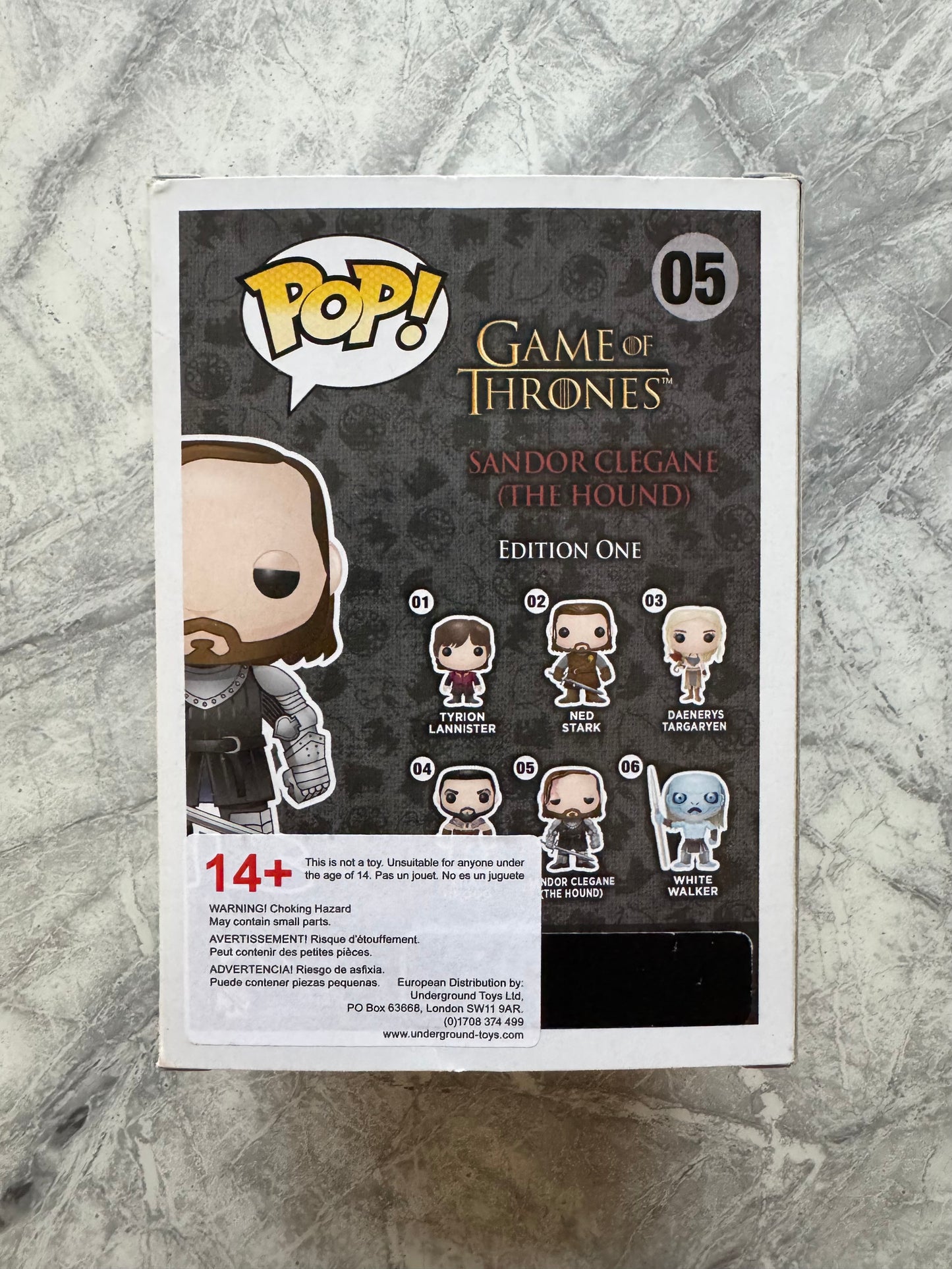 Rory McCann Signed Game Of Thrones #05 Funko Pop - SWAU Authenticated