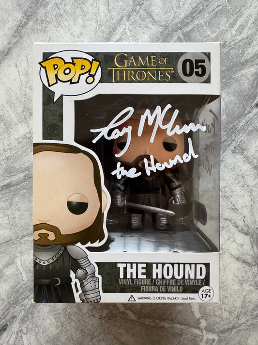 Rory McCann Signed Game Of Thrones #05 Funko Pop - SWAU Authenticated