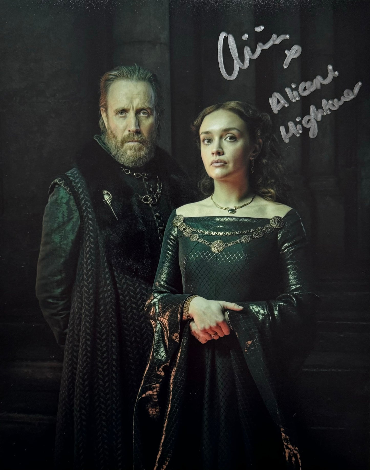 Olivia Cooke Signed House Of The Dragon 8x10” Photo - ACOA Witnessed