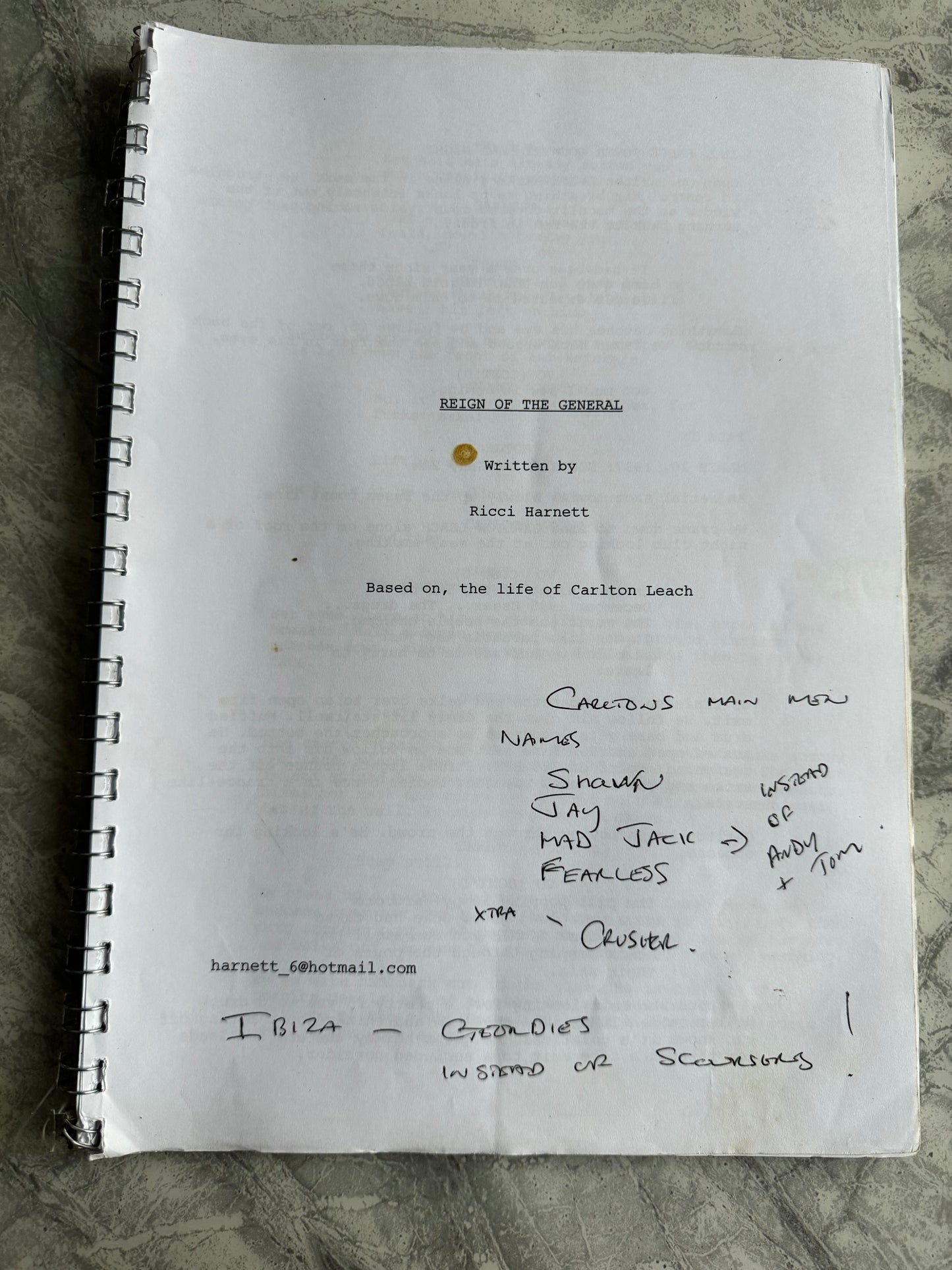 Rise Of The Footsoldier 2 Original Script