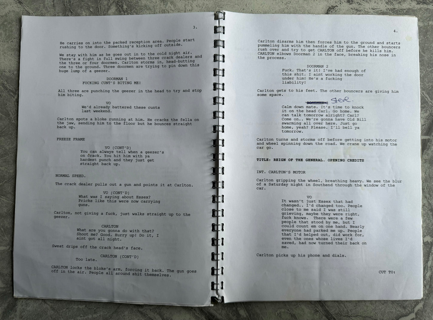 Rise Of The Footsoldier 2 Original Script