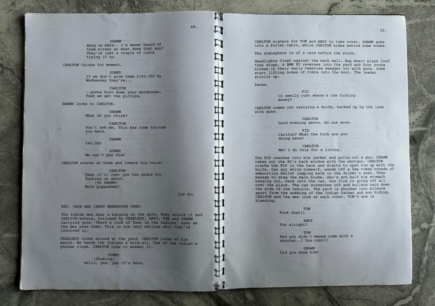 Rise Of The Footsoldier 2 Original Script