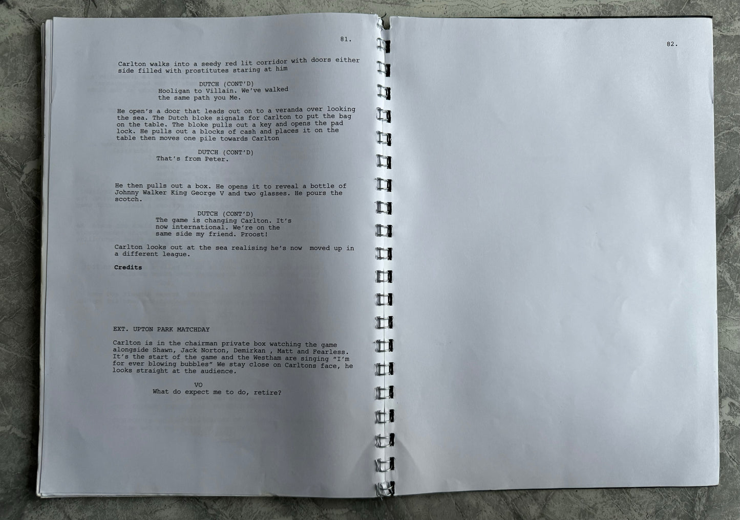 Rise Of The Footsoldier 2 Original Script