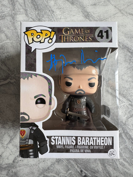 Stephen Dillane Signed Stannis Baratheon Funko Pop - SWAU Authenticated