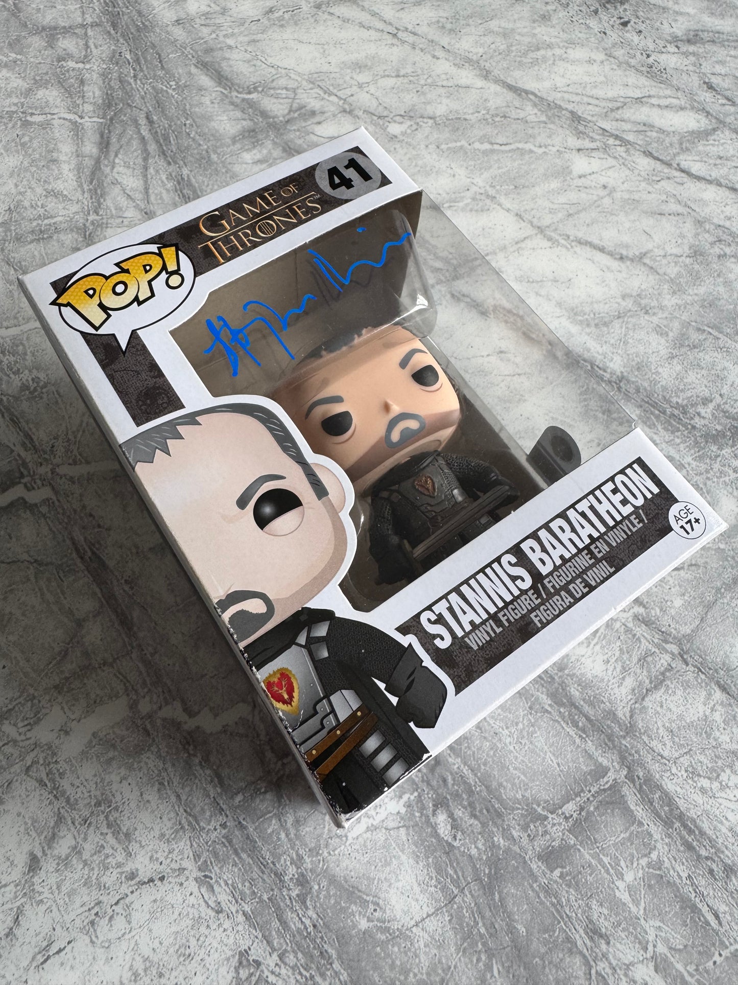 Stephen Dillane Signed Stannis Baratheon Funko Pop - SWAU Authenticated