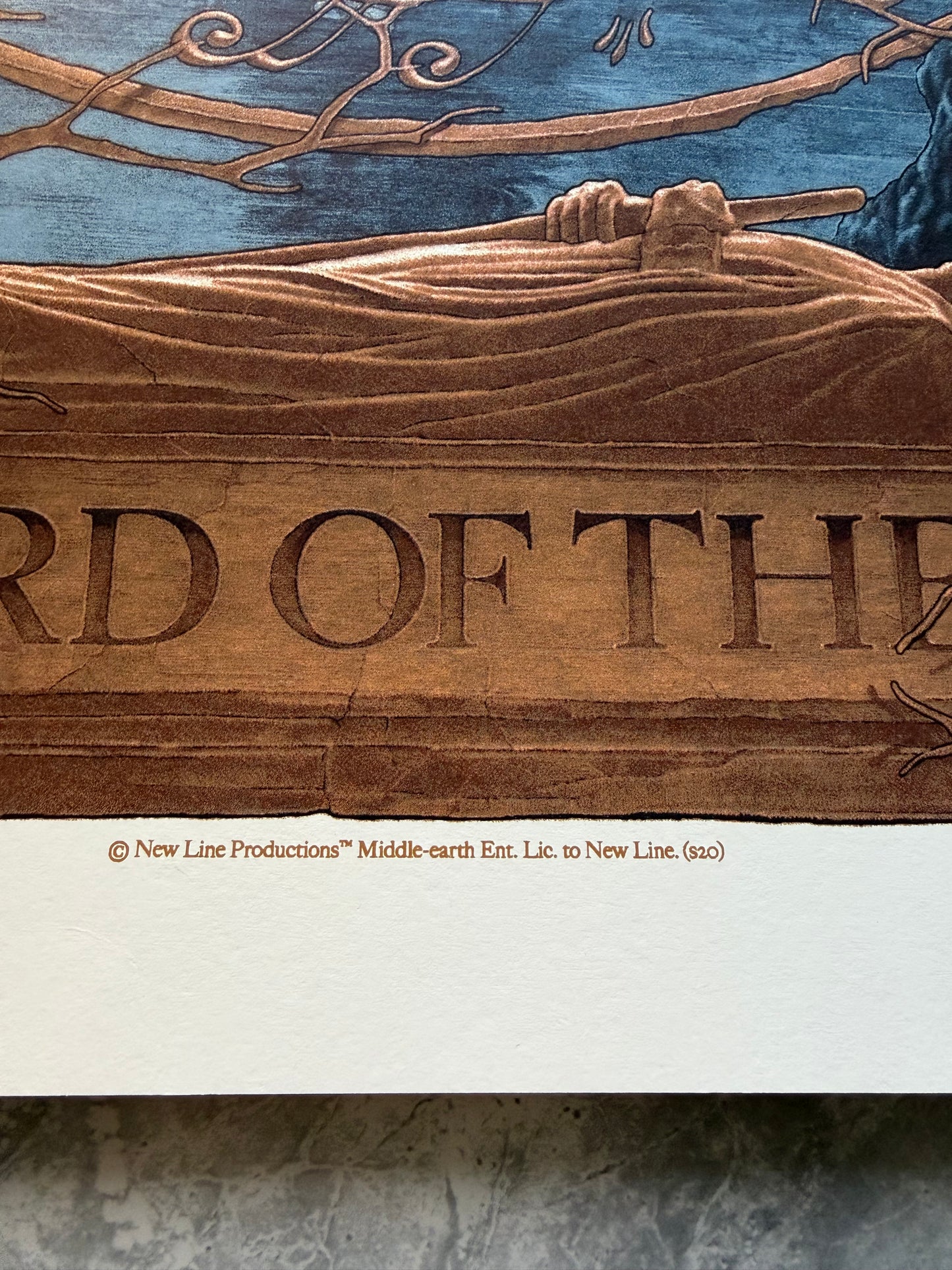 The Lord of the Rings Triptych Screen Print by Gabz Domaradzki NT Mondo BNG