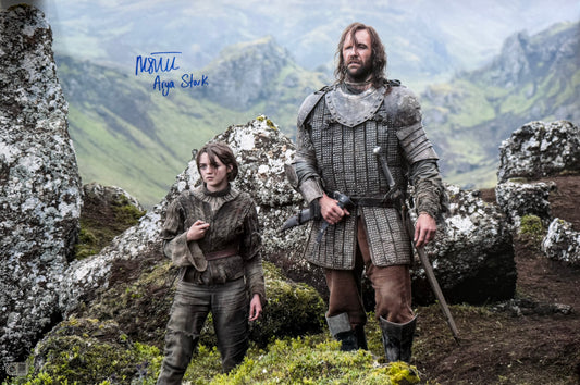 Maisie Williams Signed Game Of Thrones 20x30" Photo - SWAU Witnessed