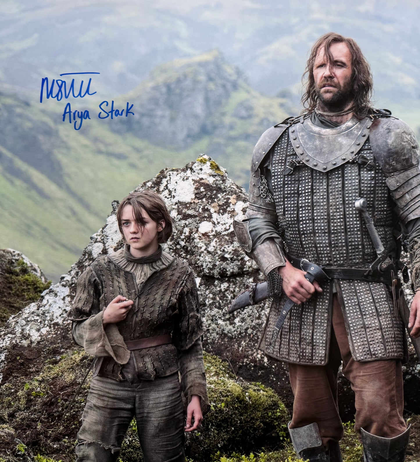 Maisie Williams Signed Game Of Thrones 20x30" Photo - SWAU Witnessed