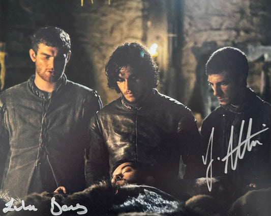 Josef Altin & Luke Barnes Signed Game Of Thrones 8x10” Photo