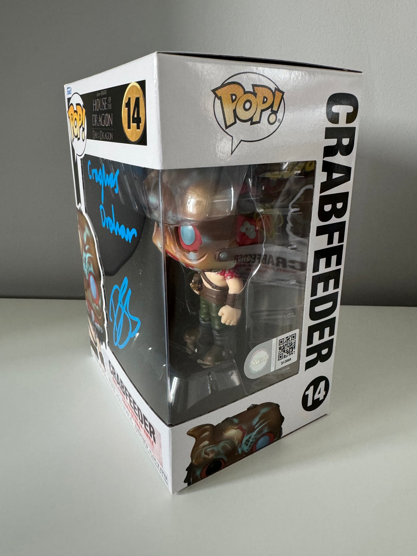 Daniel Scott-Smith Signed Crabfeeder House Of The Dragon Funko In Blue - SWAU Authenticated