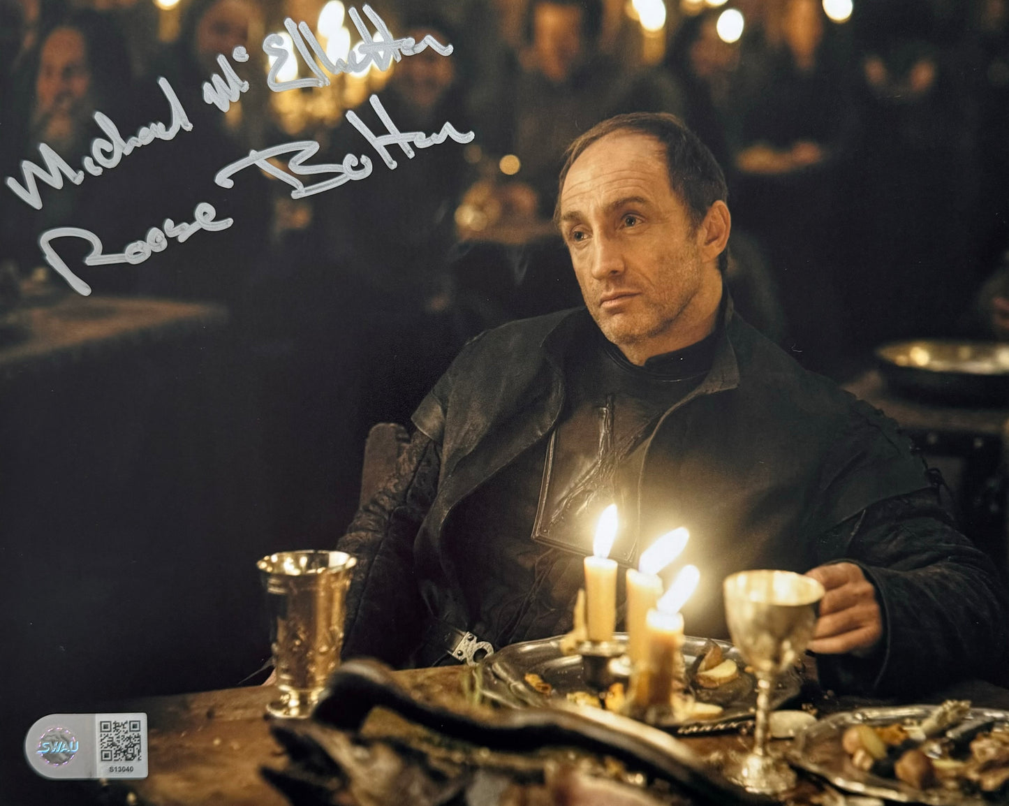 Michael McElhatton Signed Game Of Thrones 8x10” Photo - SWAU Authenticated