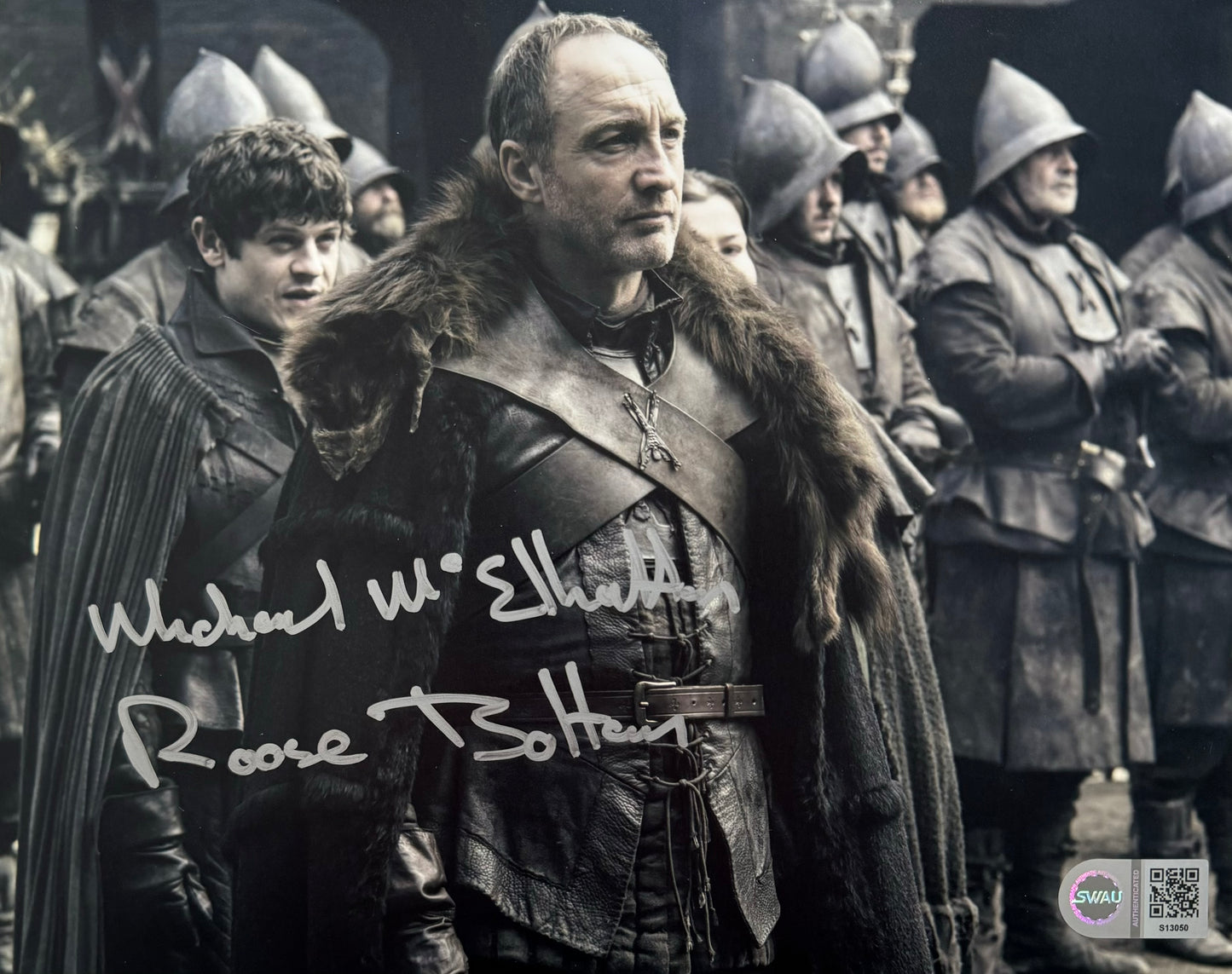 Michael McElhatton Signed Game Of Thrones 8x10” Photo - SWAU Authenticated