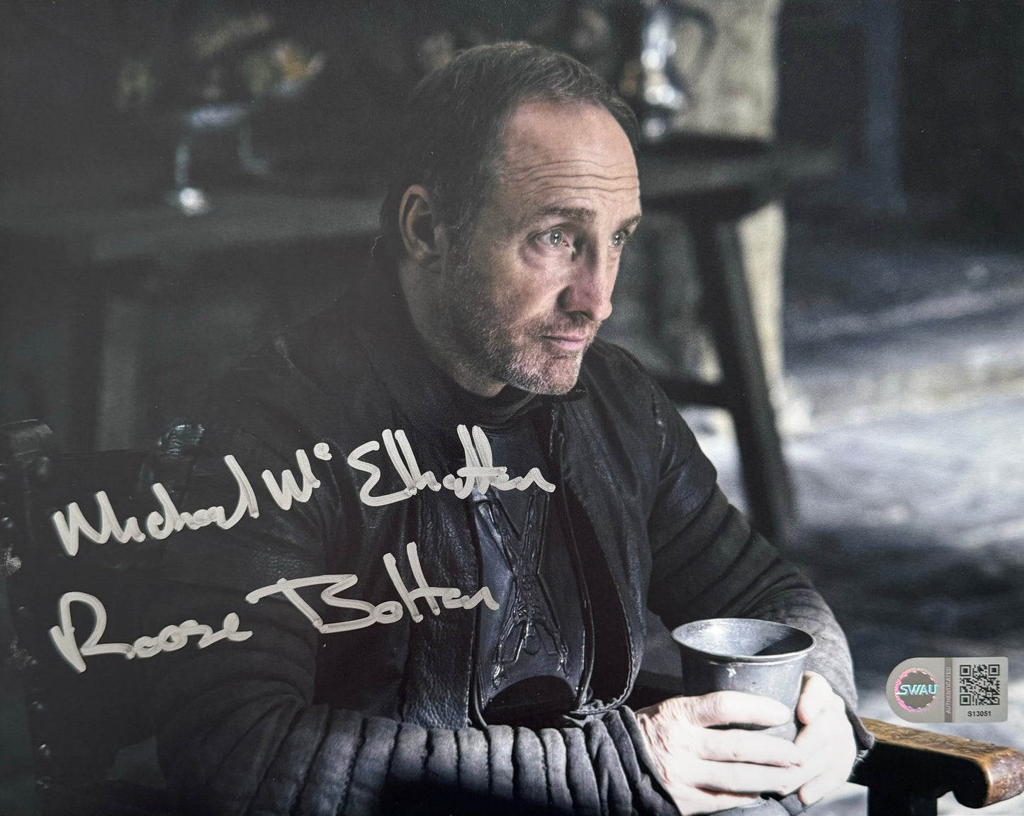 Michael McElhatton Signed Game Of Thrones 8x10” Photo - SWAU Authenticated