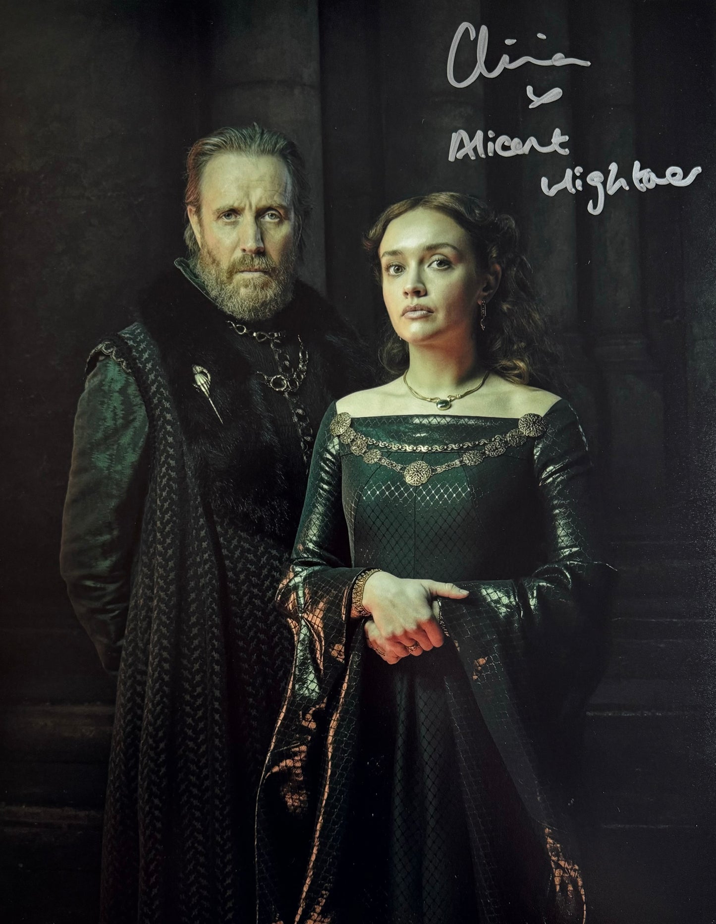 Olivia Cooke Signed House Of The Dragon 11x14” Photo - ACOA Witnessed