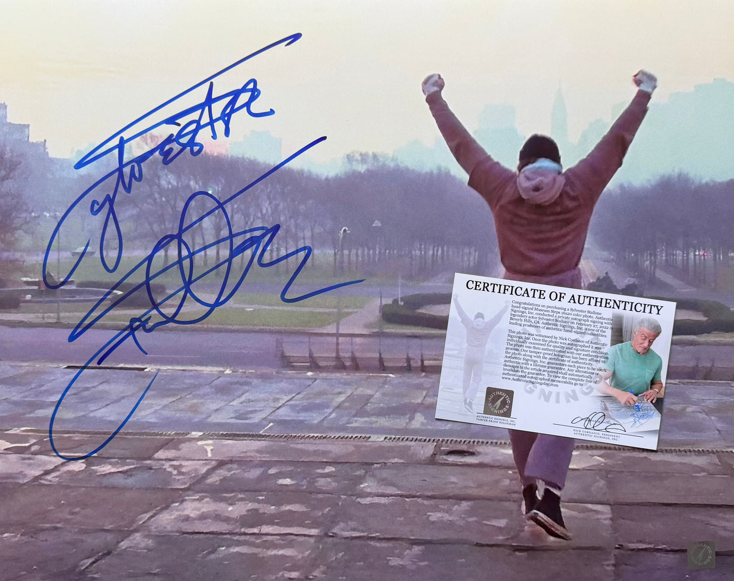 Sylvester Stallone Signed Rocky 16x20” Photo -  Authentic Signings Inc COA