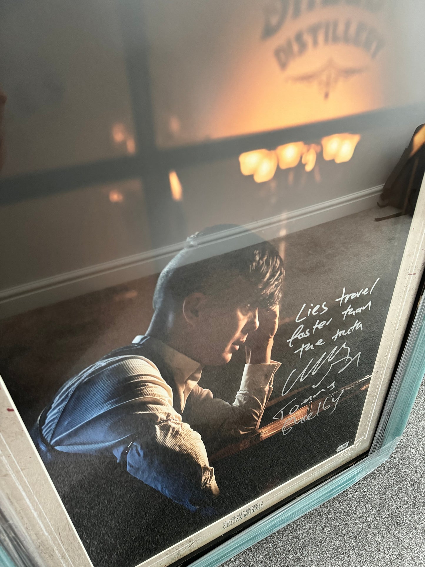 Cillian Murphy Signed Peaky Blinders Framed Poster