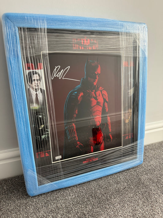 Robert Pattinson Signed The Batman Framed Montage