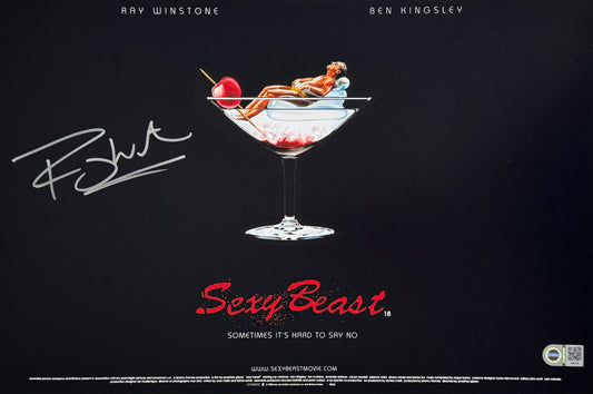 Ray Winstone Signed Sexy Beast 12x18" Poster - SWAU Authenticated